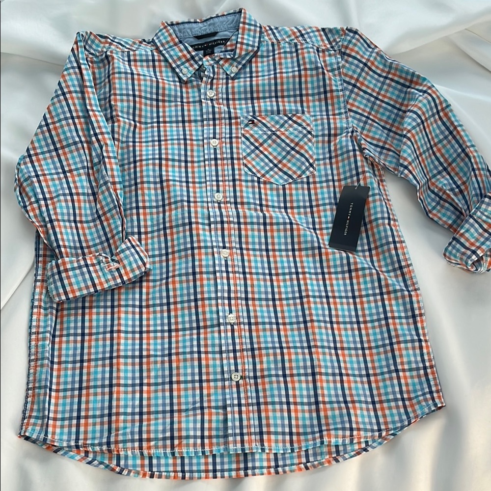 Tommy Hilfiger Plaid Button-Up Shirt